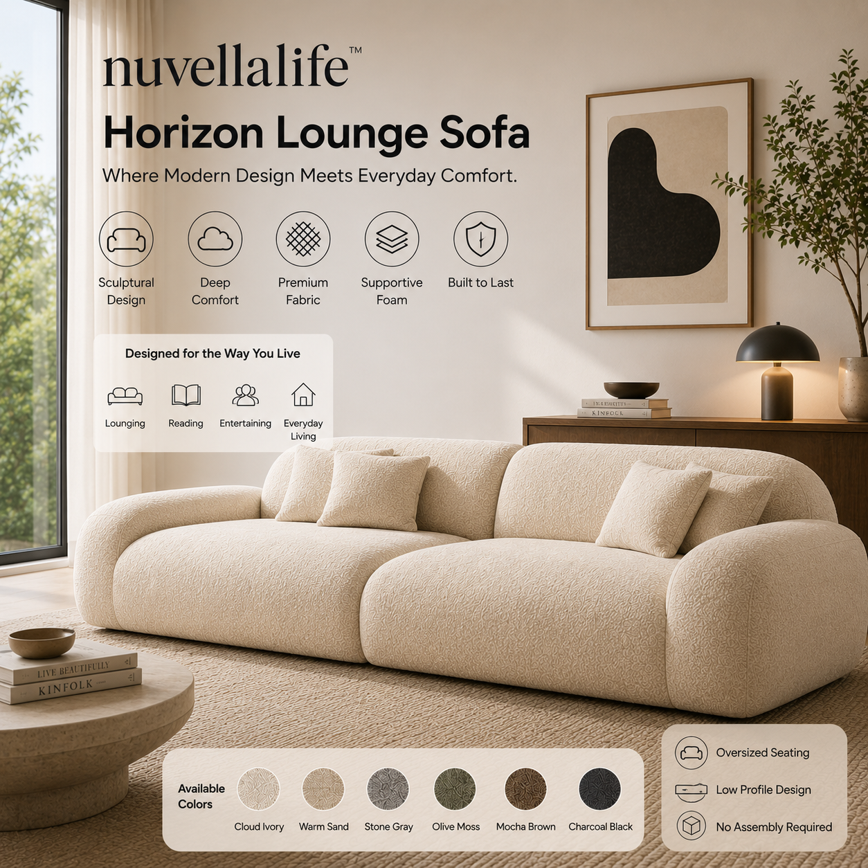 nuvellalife™ Horizon Lounge Sofa